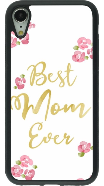 iPhone XR Case Hülle - Silikon schwarz Mom 2024 best Mom ever