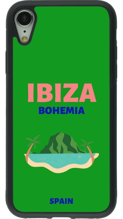iPhone XR Case Hülle - Silikon schwarz Pop Summer Destination Ibiza