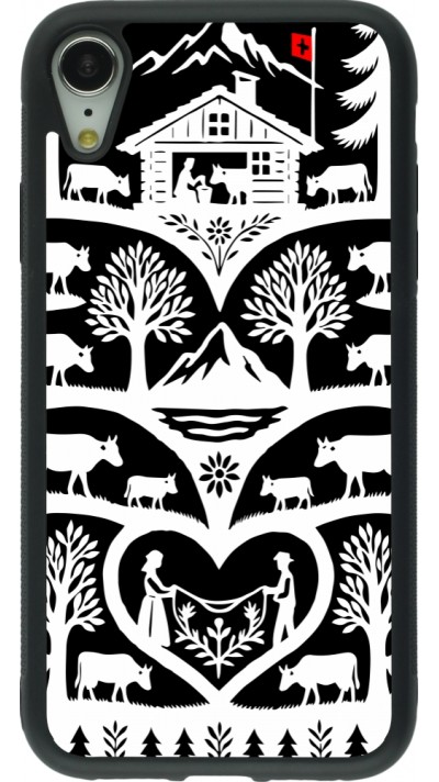 iPhone XR Case Hülle - Silikon schwarz Poya Schweiz 2 schwarz