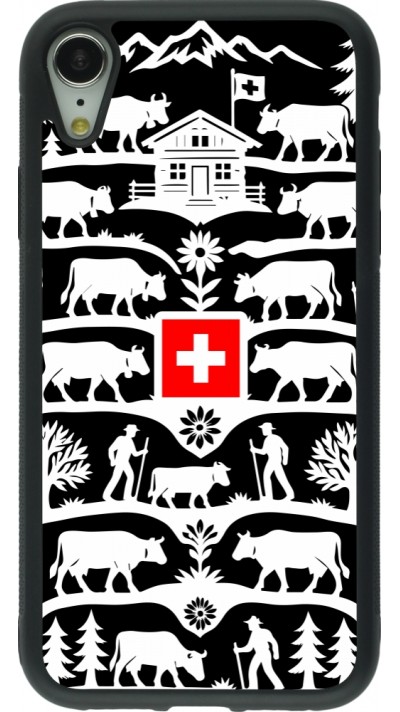 iPhone XR Case Hülle - Silikon schwarz Poya Schweiz 3 schwarz
