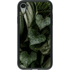 iPhone XR Case Hülle - Silikon schwarz Spring 23 fresh plants
