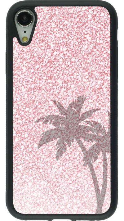 Coque iPhone XR - Silicone rigide noir Summer 2021 01