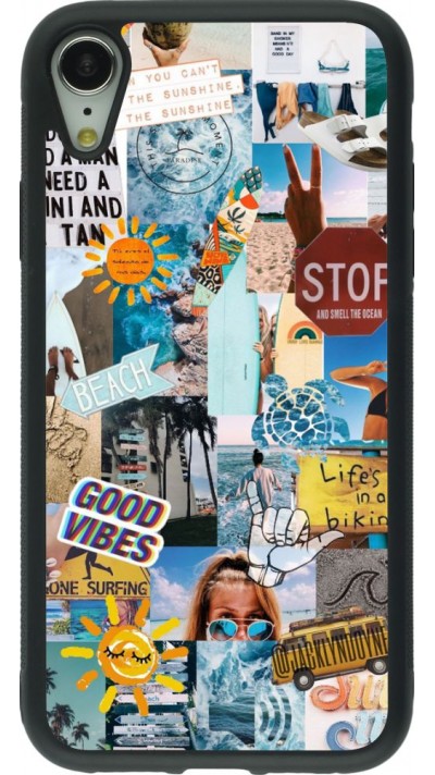 Coque iPhone XR - Silicone rigide noir Summer 2021 15