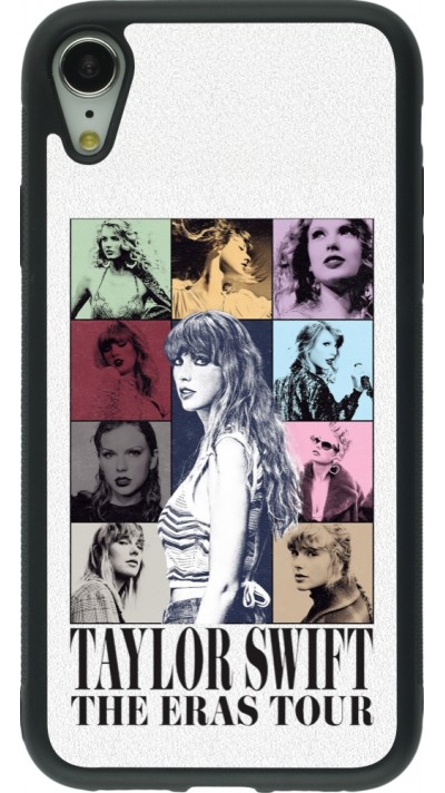 Coque iPhone XR - Silicone rigide noir Taylor Swift The Eras Tour