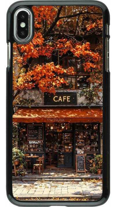 Coque iPhone Xs Max - Autumn 25 Coffee shop