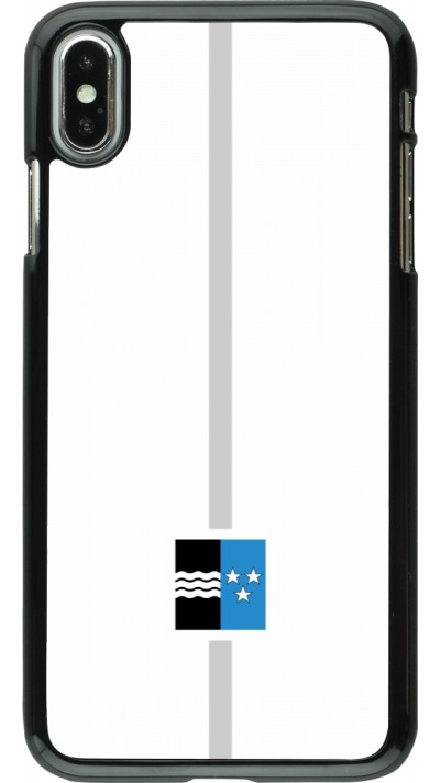 Coque iPhone Xs Max - Canton AG blanc