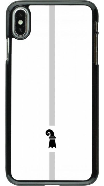 iPhone Xs Max Case Hülle - Kanton BS weiss