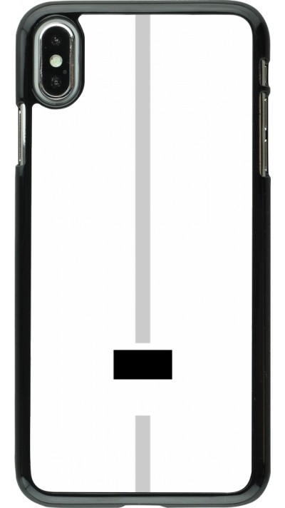 iPhone Xs Max Case Hülle - Kanton FR weiss