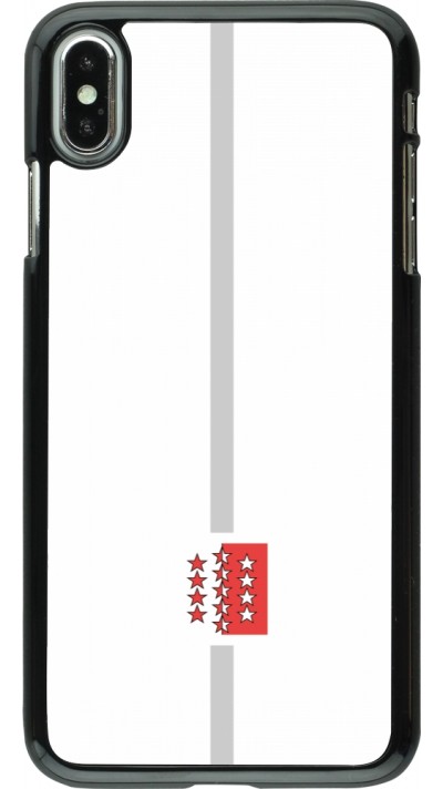 iPhone Xs Max Case Hülle - Kanton VS weiss