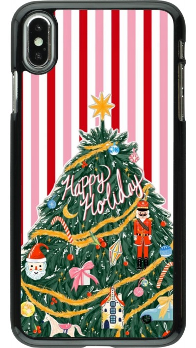 Coque iPhone Xs Max - Christmas 25 Happy Holiday
