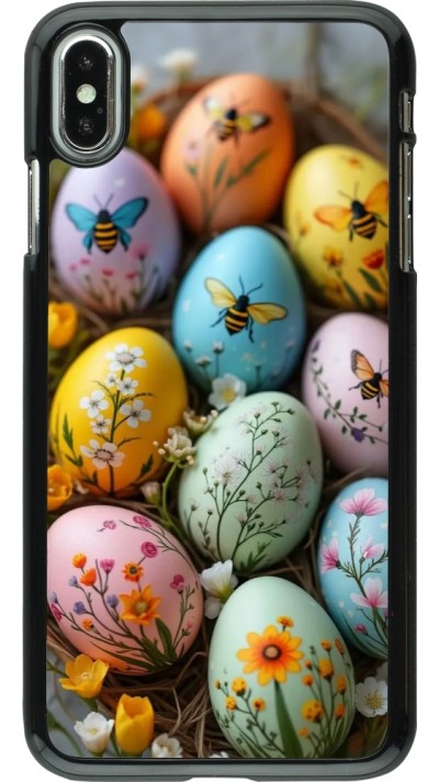 Coque iPhone Xs Max - Easter 2026 Eggs with bees