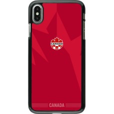 Coque iPhone Xs Max - Maillot de football Canada 2026 personnalisable