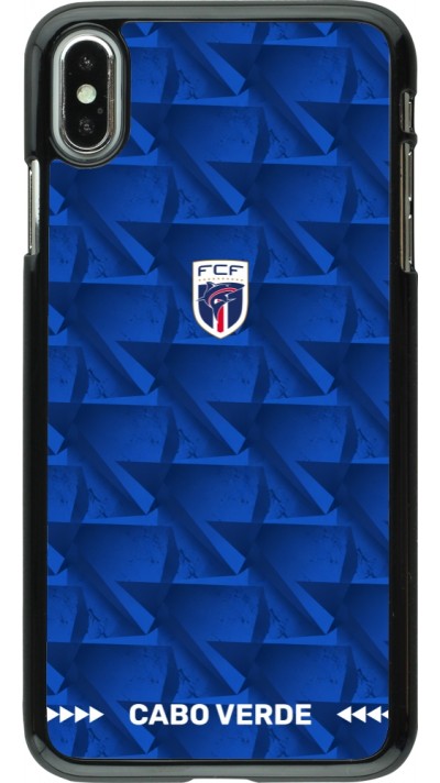 Coque iPhone Xs Max - Maillot de football Cap-Vert 2026 personnalisable