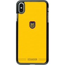 Coque iPhone Xs Max - Maillot de football Équateur 2026 personnalisable