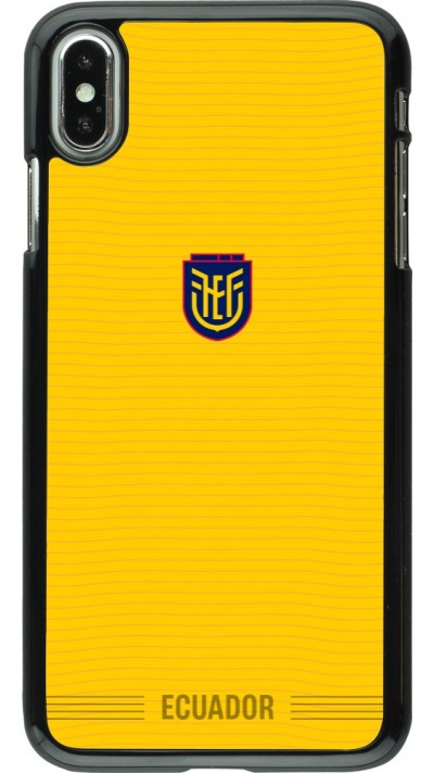 Coque iPhone Xs Max - Maillot de football E?quateur 2026 personnalisable