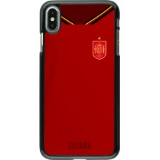 iPhone Xs Max Case Hülle - Spanien 2022 personalisierbares Fußballtrikot