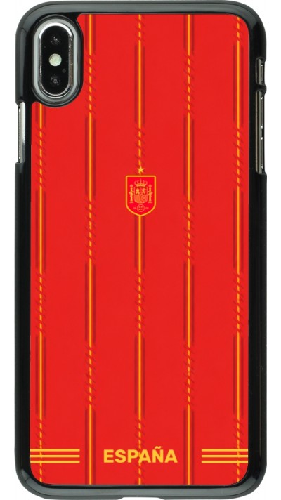 Coque iPhone Xs Max - Maillot de football Espagne 2026 personnalisable
