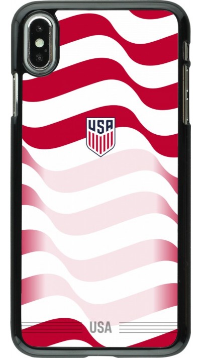 Coque iPhone Xs Max - Maillot de football E?tats Unis 2026 personnalisable