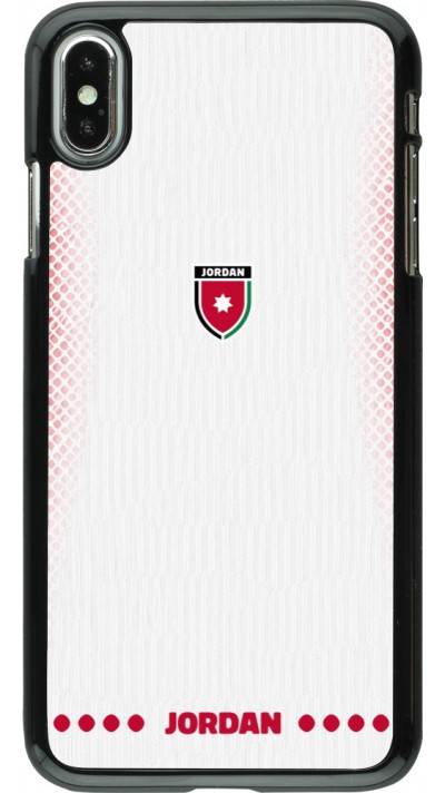 Coque iPhone Xs Max - Maillot de football Jordanie 2026 personnalisable