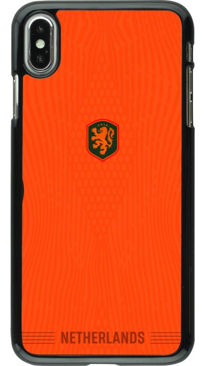 Coque iPhone Xs Max - Maillot de football Pays-Bas 2026 personnalisable