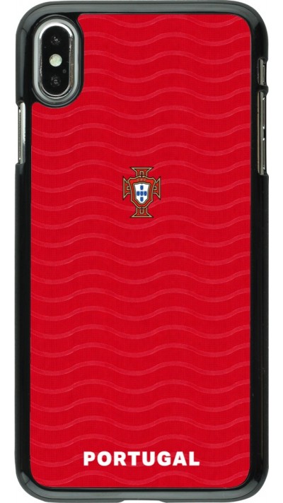 Coque iPhone Xs Max - Maillot de football Portugal 2026 personnalisable