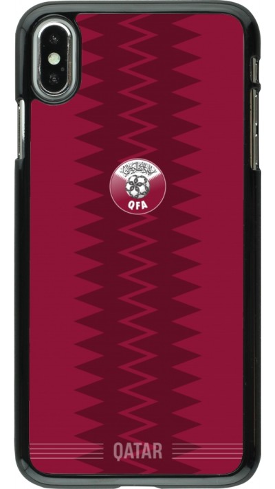 Coque iPhone Xs Max - Maillot de football Qatar 2026 personnalisable