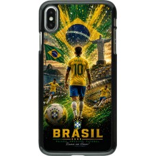 Coque iPhone Xs Max - Football Brésil splash 2026