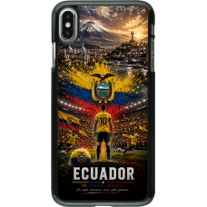 Coque iPhone Xs Max - Football Équateur splash 2026