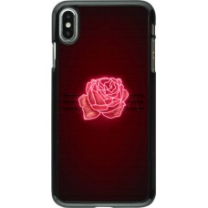 iPhone Xs Max Case Hülle - Spring 23 neon rose