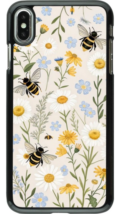 Coque iPhone Xs Max - Pattern bees 2026