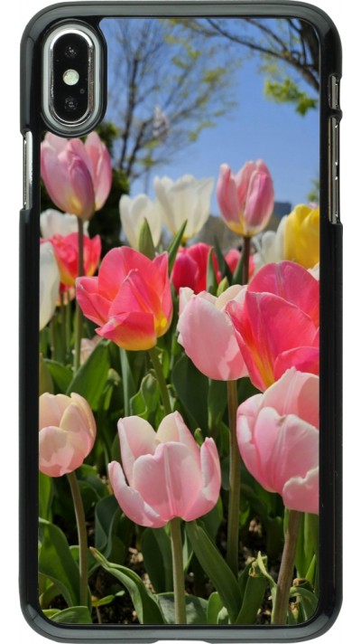 Coque iPhone Xs Max - Tulips 2026