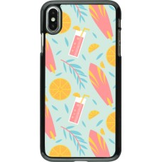 Coque iPhone Xs Max - Summer 2025 Pattern citron