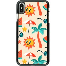 Coque iPhone Xs Max - Summer 2025 Pattern soleil