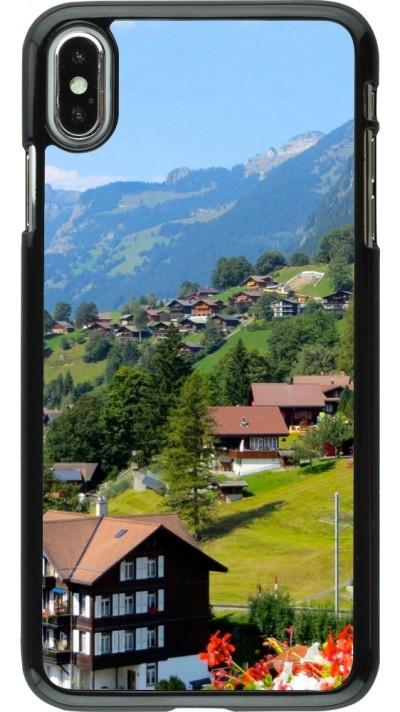 Coque iPhone Xs Max - Fête Nationale Suisse Paysage