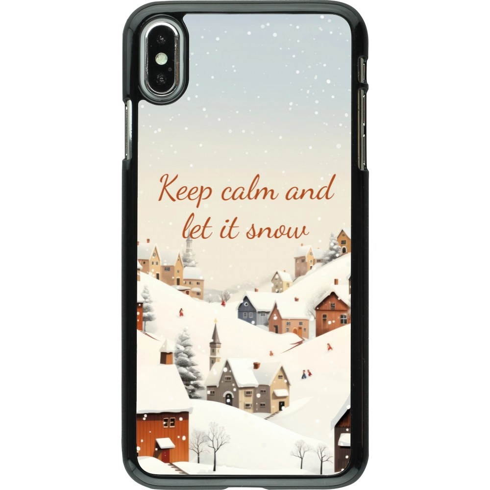 Coque iPhone Xs Max - Winter 25 Winter Keep calm and let it snow