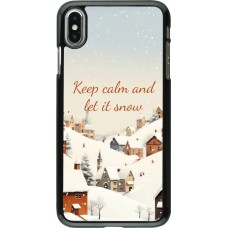 Coque iPhone Xs Max - Winter 25 Winter Keep calm and let it snow