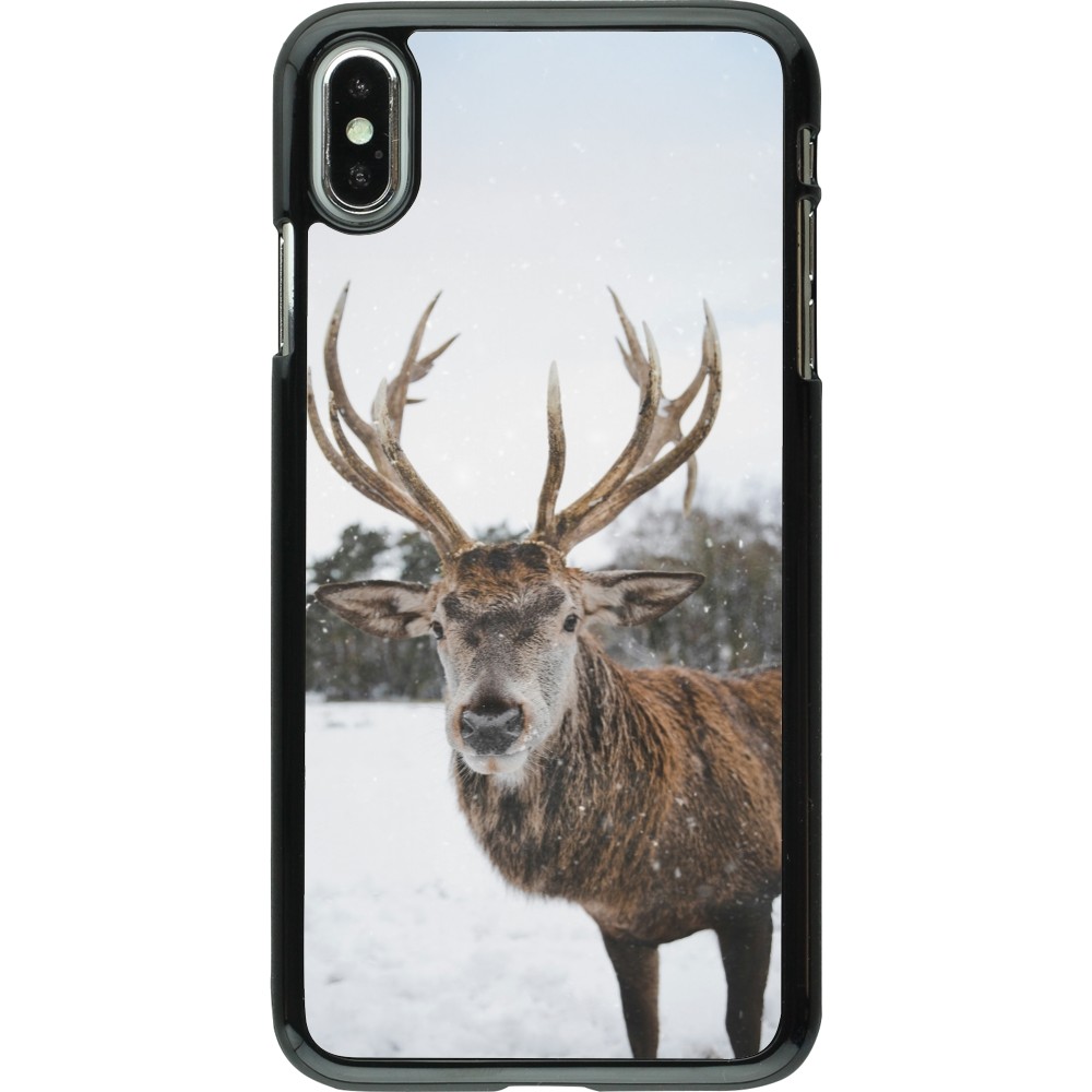 Coque iPhone Xs Max - Winter 25 Winter reindeer