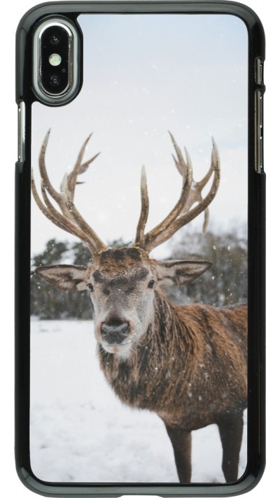 Coque iPhone Xs Max - Winter 25 Winter reindeer