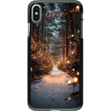Coque iPhone Xs Max - Winter 25 Winter snowy road