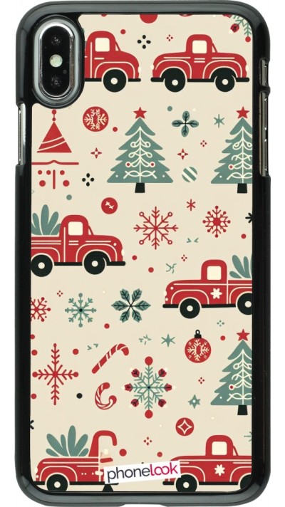 iPhone Xs Max Case Hülle - Weihnachten 2024 Lkw Tanne