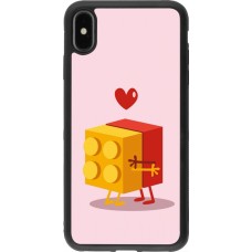 iPhone Xs Max Case Hülle - Silikon schwarz Saint Valentines Day 26 Puzzle