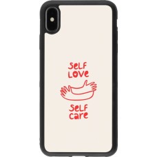 iPhone Xs Max Case Hülle - Silikon schwarz Saint Valentines Day 26 Self love self care