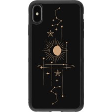 Coque iPhone Xs Max - Silicone rigide noir Spring 23 astro