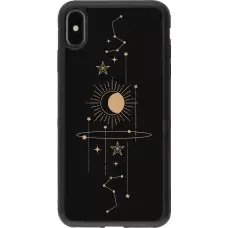 iPhone Xs Max Case Hülle - Silikon schwarz Spring 23 astro