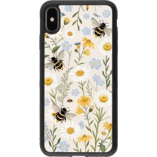 iPhone Xs Max Case Hülle - Silikon schwarz Pattern bees 2026
