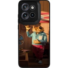 Coque Motorola Moto S50 - Silicone rigide noir Dancing frog DTMF