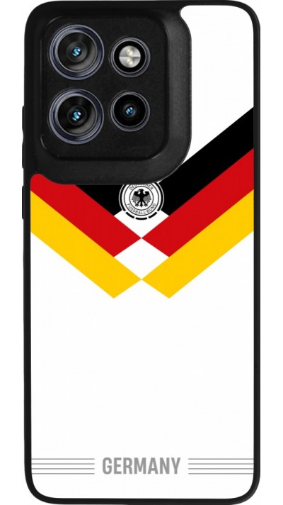 Motorola Moto S50 Case Hülle - Silikon schwarz Deutschland 2026 personalisierbares Fussballtrikot