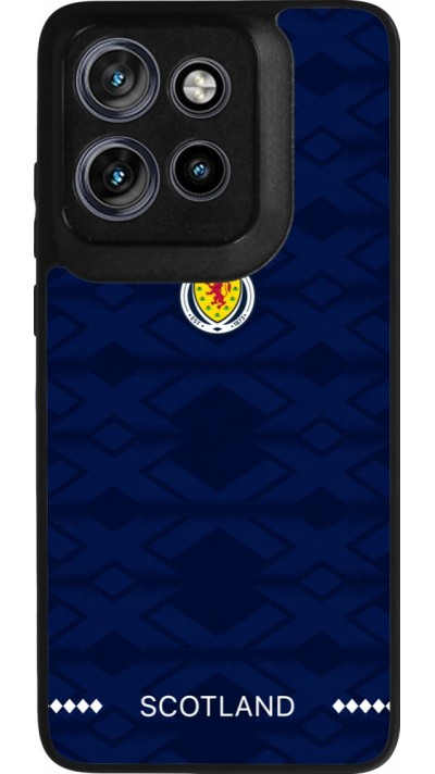 Coque Motorola Moto S50 - Silicone rigide noir Maillot de football Ecosse 2026 personnalisable
