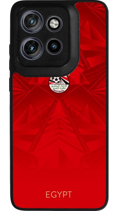 Motorola Moto S50 Case Hülle - Silikon schwarz Ägypten 2026 personalisierbares Fussballtrikot