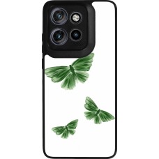 Coque Motorola Moto S50 - Silicone rigide noir Butterflies Spring 2026